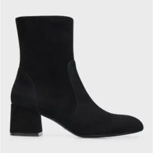 Stuart Weitzman Flareback Zip Booties